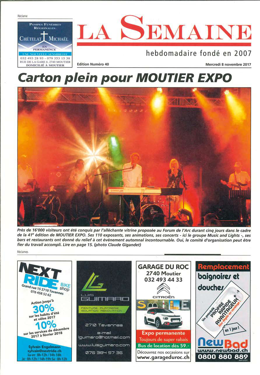 moutier expo article de presse la semaine