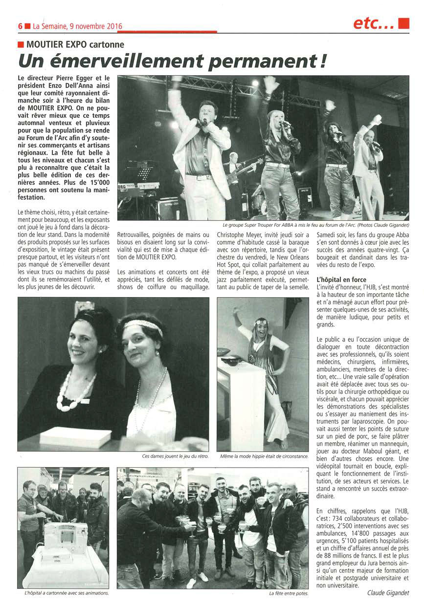 moutier expo article de presse la semaine